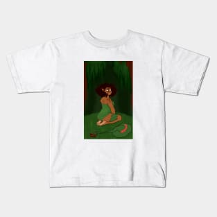 Forest Spirit Witch Kids T-Shirt